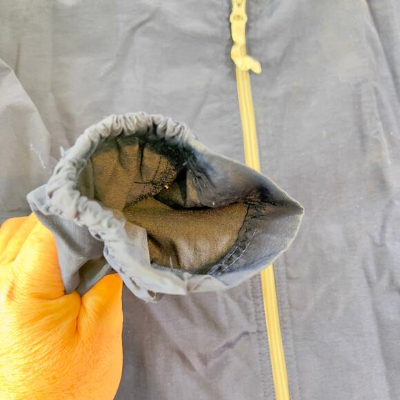 Full Zip Windbreaker Starter Men's L Mesh Lined Vented Jacket Navy Blue Pockets - Picture 5 of 12